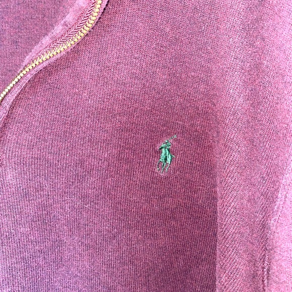 Vintage Polo by Ralph Lauren Quarter Zip Sweater - Picture 3 of 4